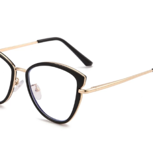 Kính Chống Ánh Sáng Xanh Gọng Kim Loại Mắt Mèo